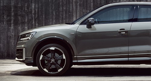 Grey Audi Front End